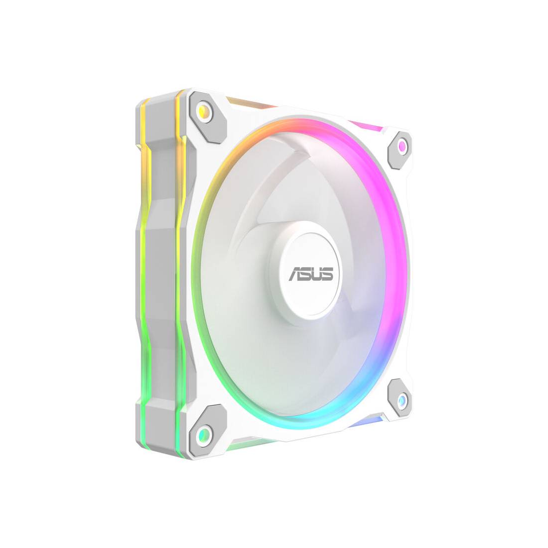 Asus Prime MR120 ARGB 3in1 Fan -White- مروحة Asus Prime MR120 ARGB 3in1 Fan -White- مروحة