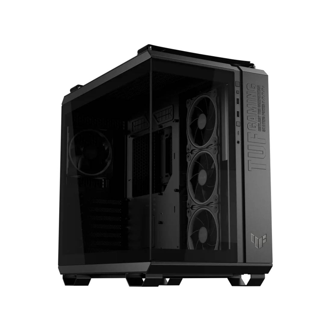 Asus TUF Gaming GT502 Horizon TG ARGB Mid Tower Case -Black- صندوق