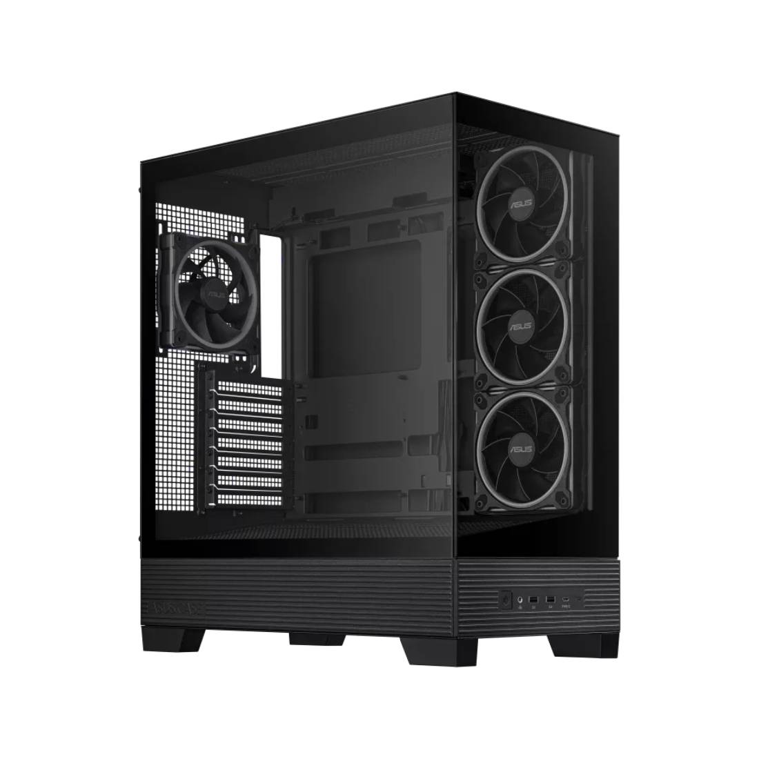 Asus A31 Plus TG ARGB Mid Tower Case - Black - صندوق
