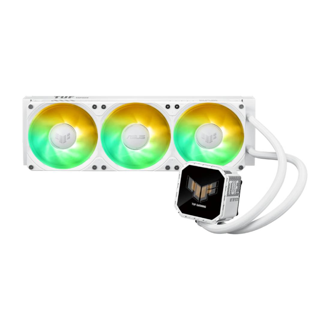 Asus TUF Gaming LC III 360 ARGB LCD Liquid Cooler - White - مبرد