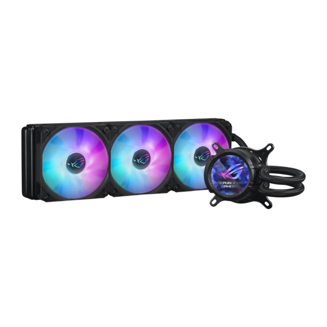 Asus ROG Strix LC III 360mm ARGB LCD Liquid Cooler - Black - مبرد Asus ROG Strix LC III 360mm ARGB LCD Liquid Cooler - Black - مبرد