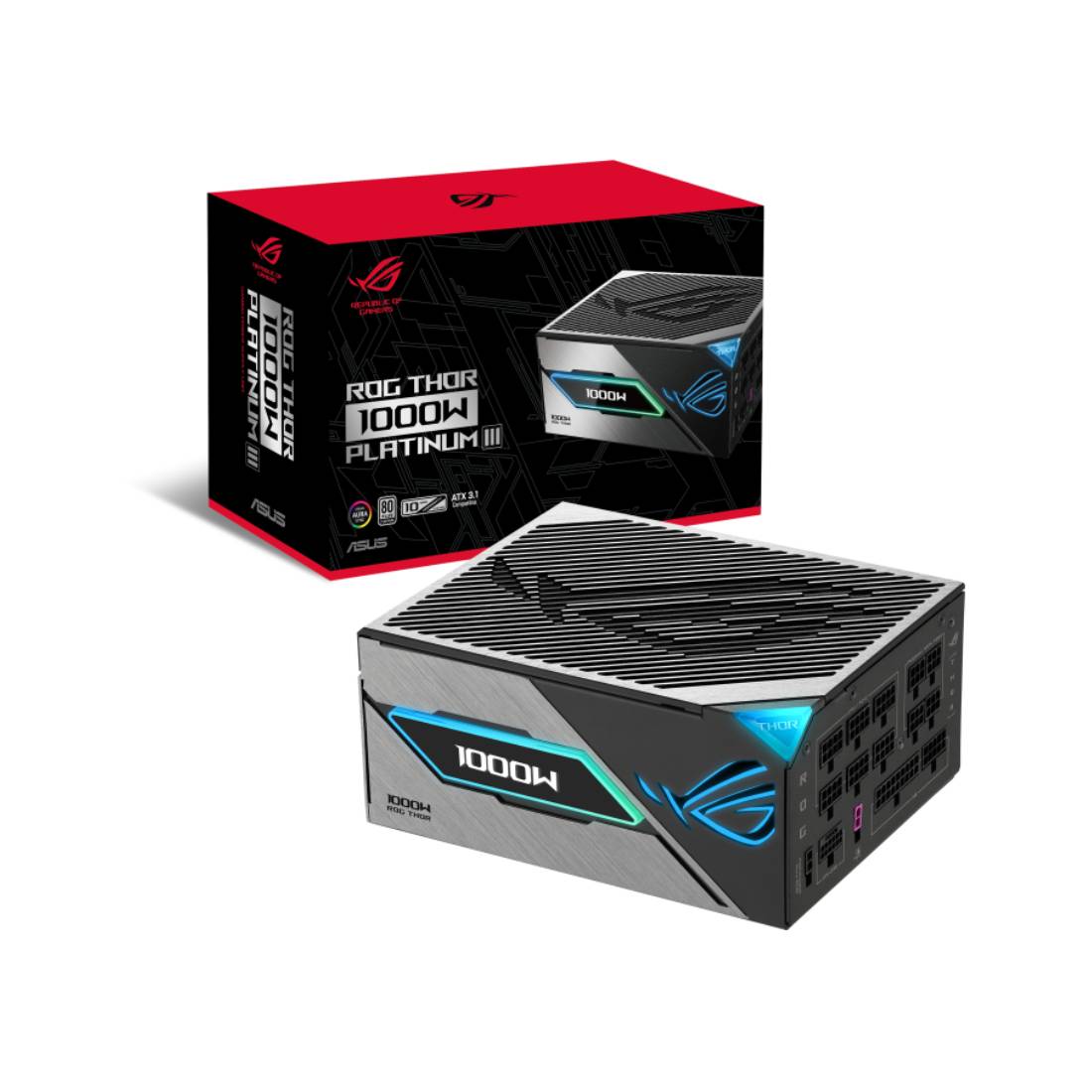 Asus ROG THOR 1000P3 Gaming Power Supply - مزود الطاقة Asus ROG THOR 1000P3 Gaming Power Supply - مزود الطاقة