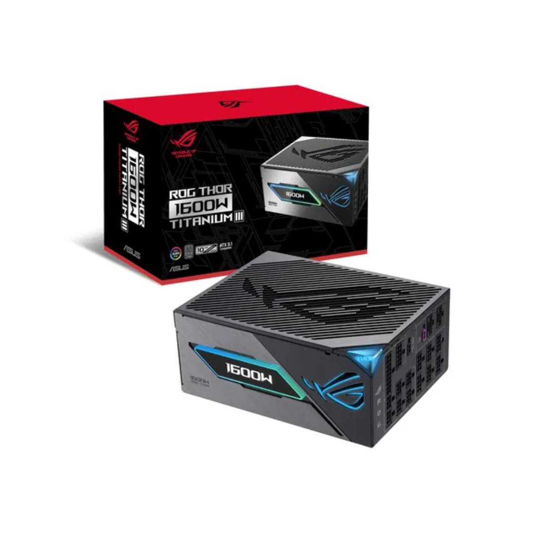 Asus ROG THOR 1600T3 1600W Gaming Power Supply - مزود الطاقة Asus ROG THOR 1600T3 1600W Gaming Power Supply - مزود الطاقة