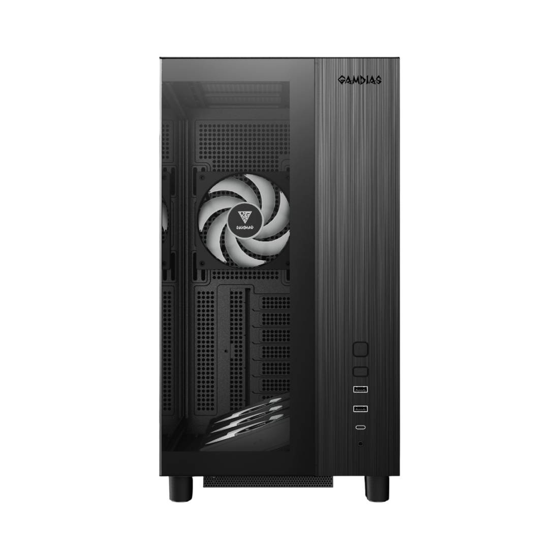 Gamdias Atlas M4 Mid Tower Case-Black- صندوق Gamdias Atlas M4 Mid Tower Case-Black- صندوق