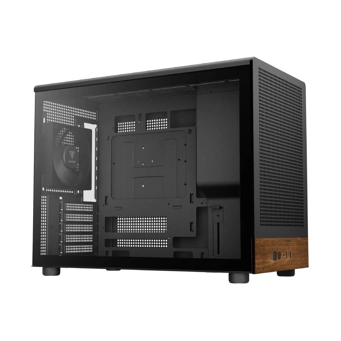 Gamdias Athena M4M Mini-ITX Tower Case -Wood- صندوق