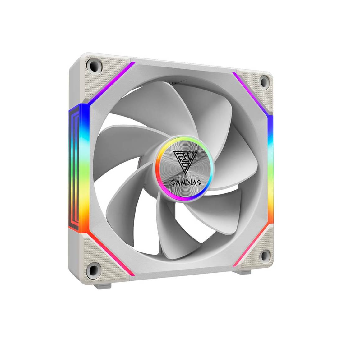 Gamdias Notus M1-1203 ARGB PWM Fan Hydraulic -White- مروحة تبريد Gamdias Notus M1-1203 ARGB PWM Fan Hydraulic -White- مروحة تبريد