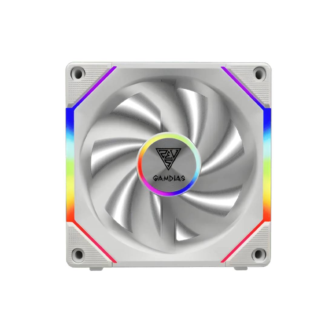 Gamdias Notus M1-1203 ARGB PWM Fan Hydraulic -White- مروحة تبريد
