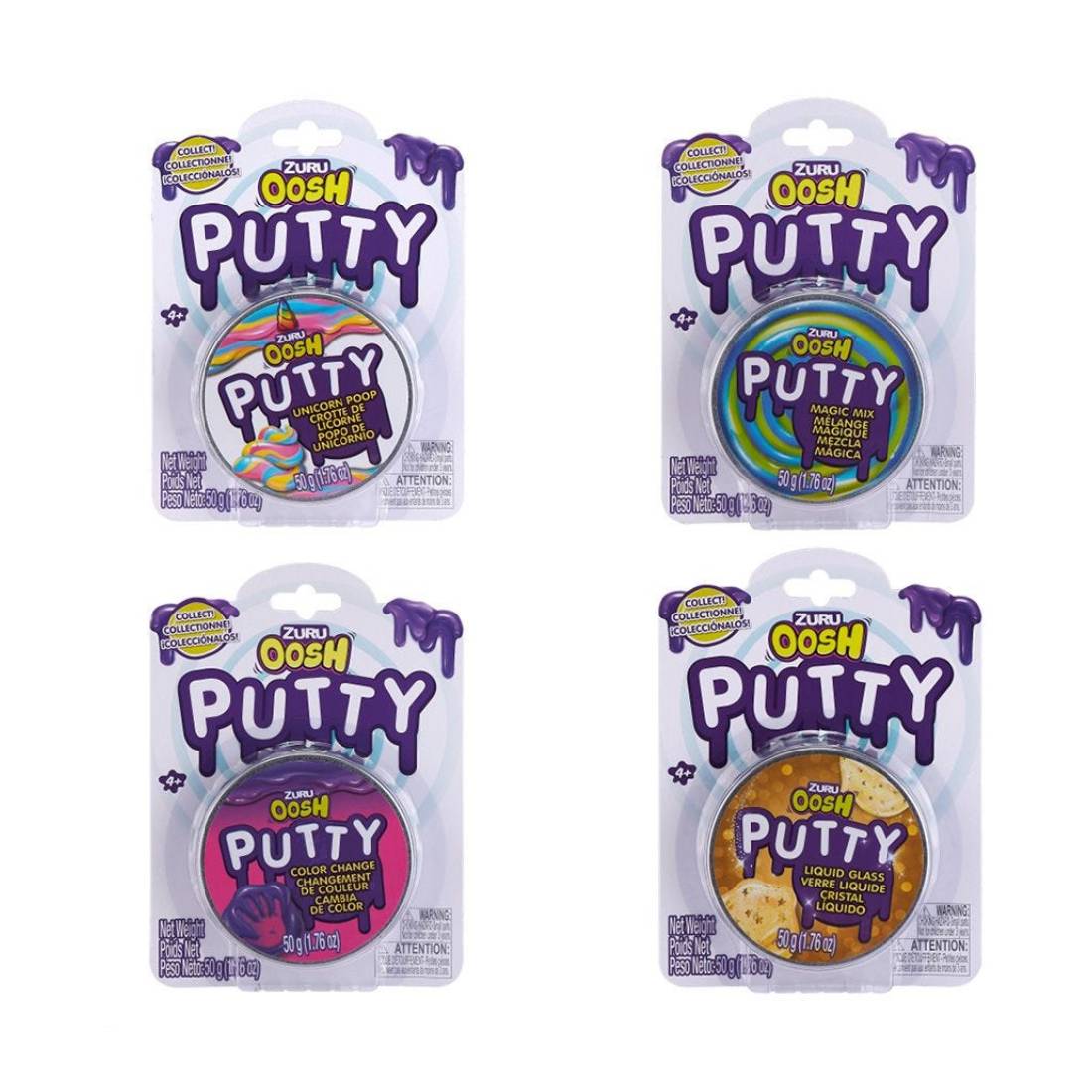 Zuru Oosh Putty Standard Series 4 Blistercard - أكسسوار