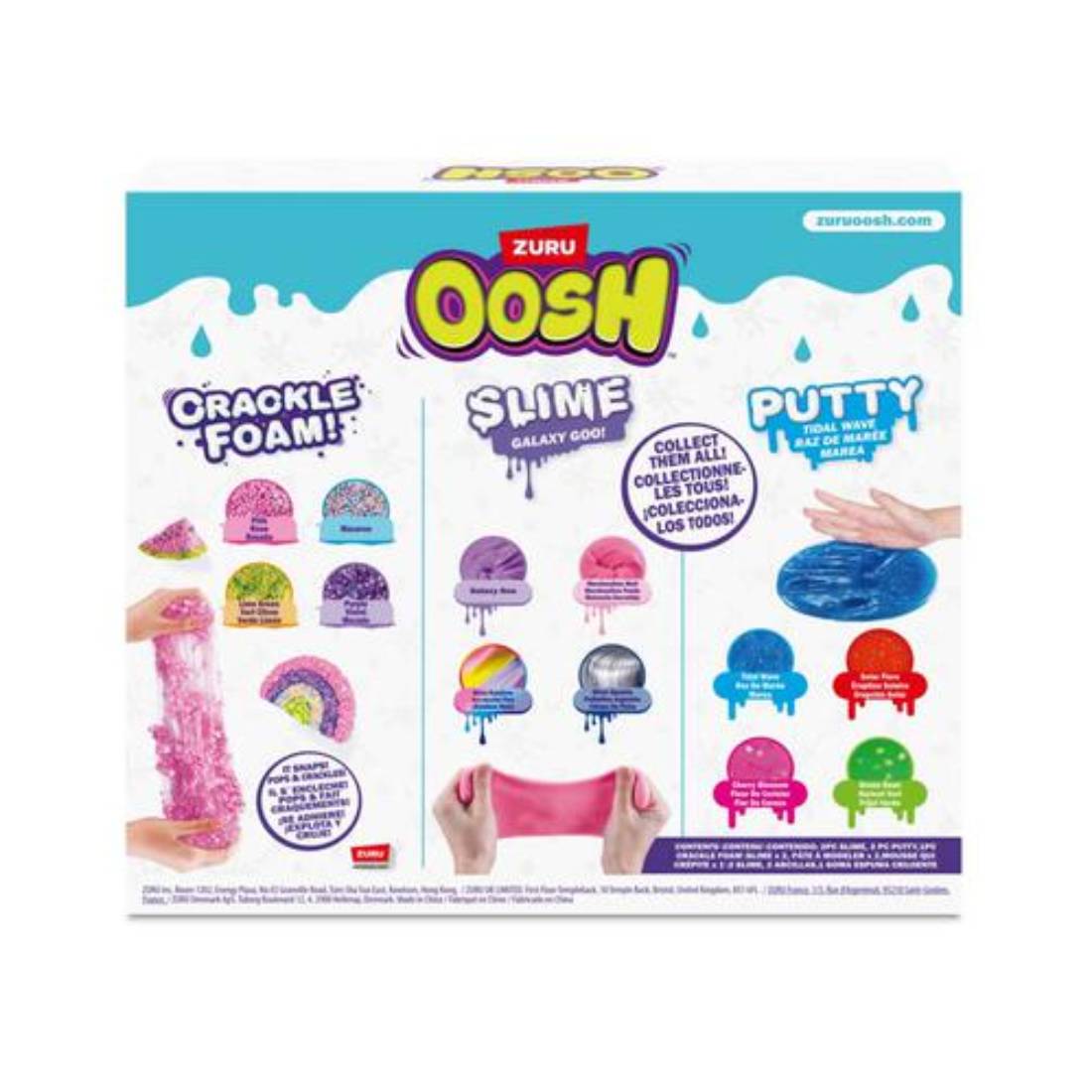 Zuru Oosh Crackle Foam + Slime + Putty Set - أكسسوار
