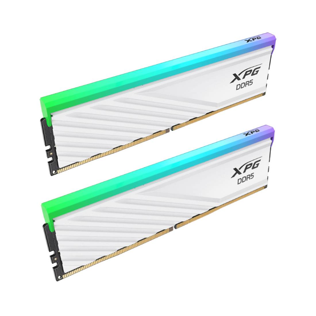 Adata XPG Lancer Blade 64GB (2×32GB) DDR5 6000 CL30 RGB – White- الذاكرة العشوائية