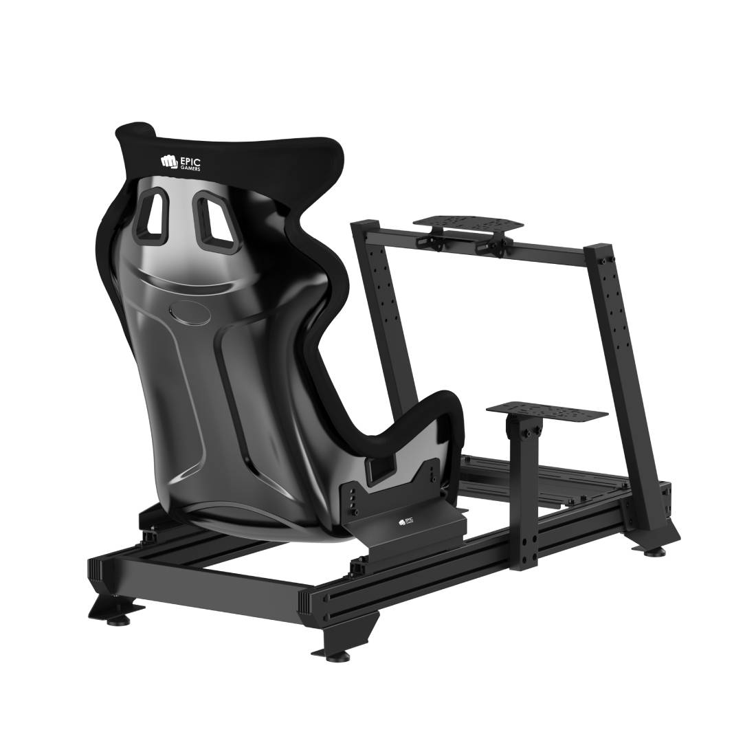 racing simulator gear Epic Gamers Strix Sim Racing Cockpit with Gear Shift Mount & Seat - مق –  Store974 Electronics WLL