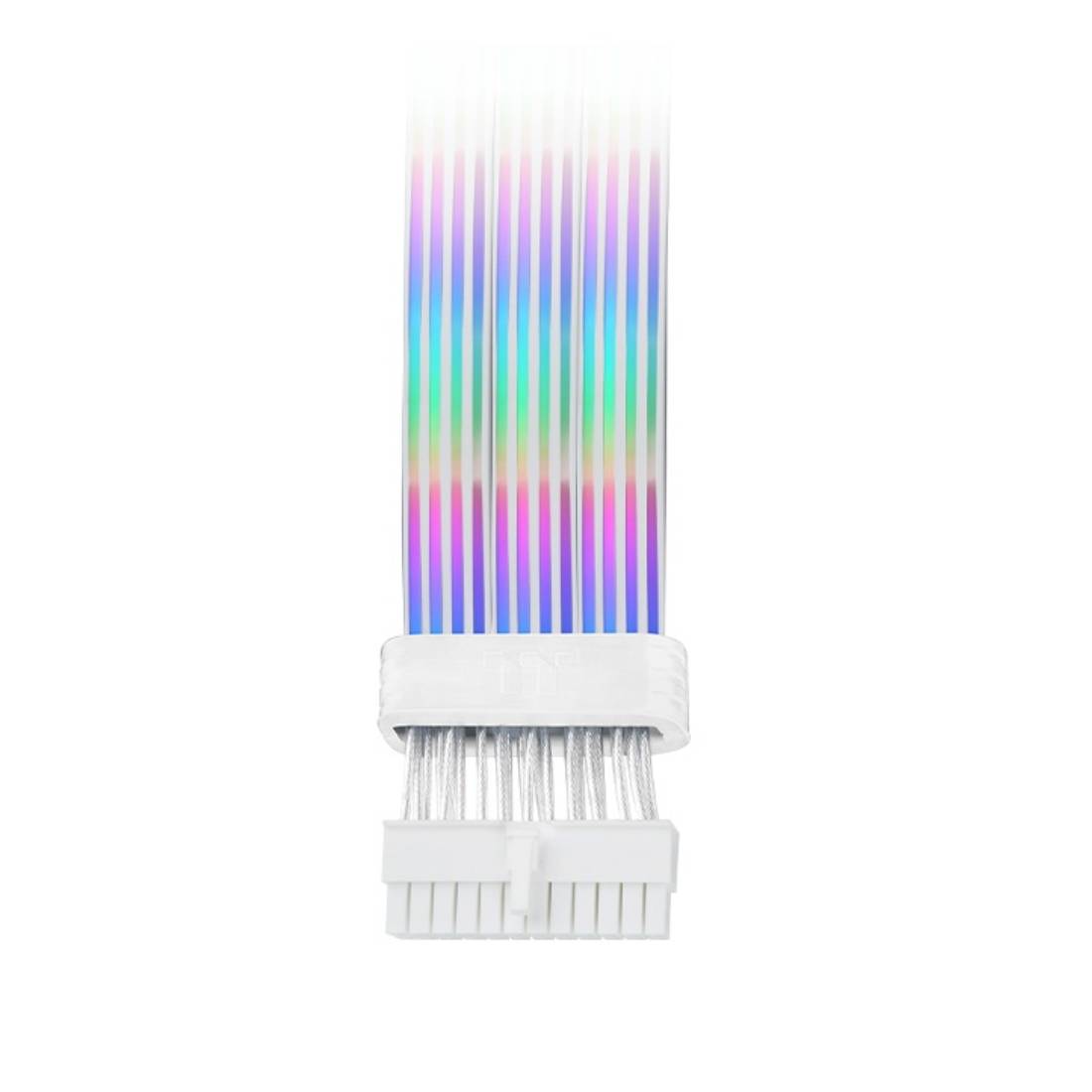 Thermaltake Strimer 24 Pin Argb Cable - Snow - أك ساتوراخت Thermaltake Strimer 24 Pin Argb Cable - Snow - أك ساتوراخت
