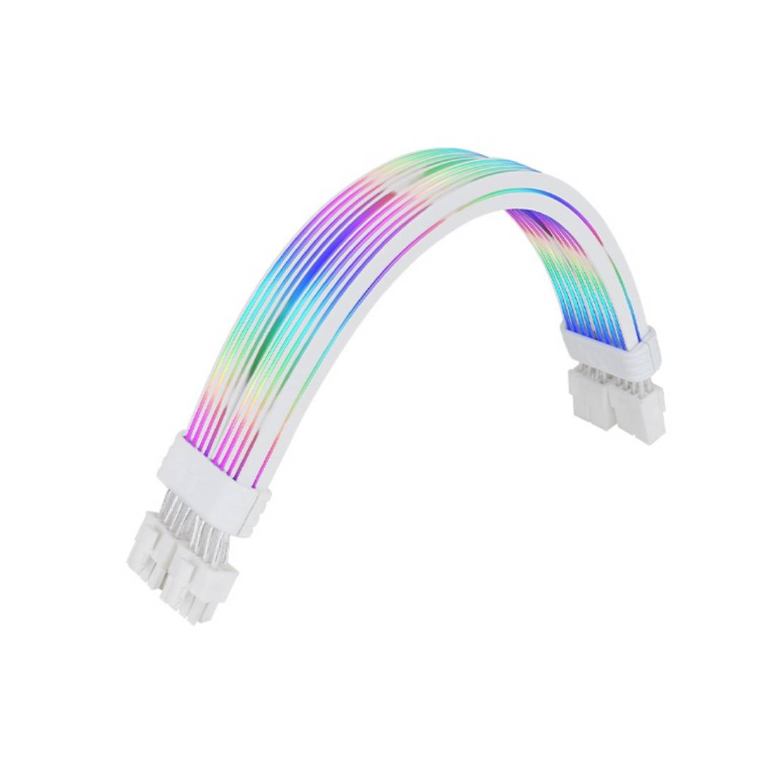 Thermaltake Strimer 8 Pin Argb Cable - Snow - أك ساتورات Thermaltake Strimer 8 Pin Argb Cable - Snow - أك ساتورات