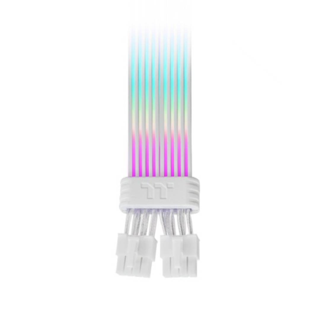 Thermaltake Strimer 8 Pin Argb Cable - Snow - أك ساتورات Thermaltake Strimer 8 Pin Argb Cable - Snow - أك ساتورات