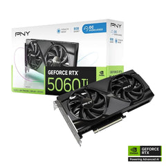 PNY GeForce RTX™  5060Ti 8GB Overclocked Dual Fan - كرت شاشة