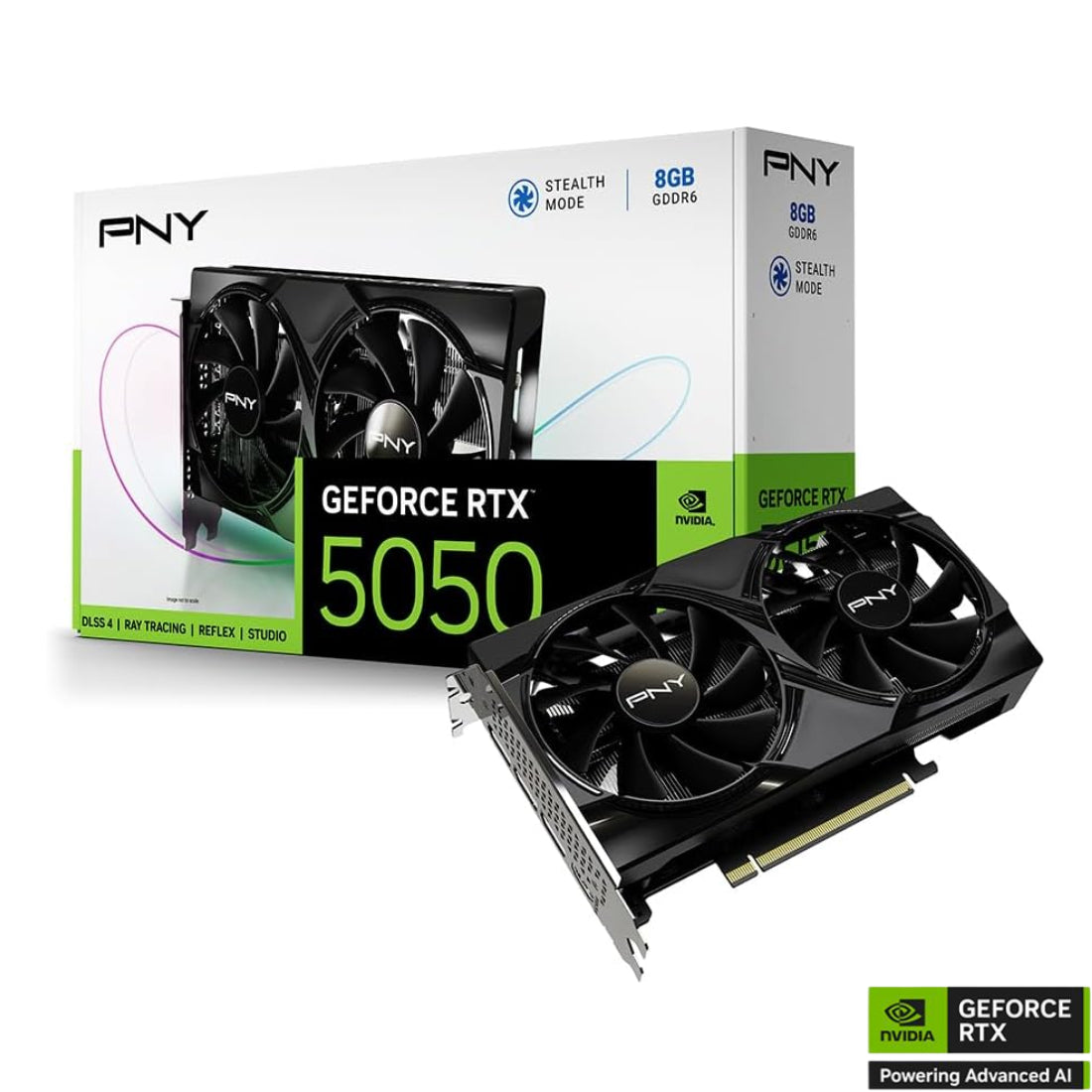 PNY GeForce RTX™ 5050 8GB Dual Fan - كرت شاشة
