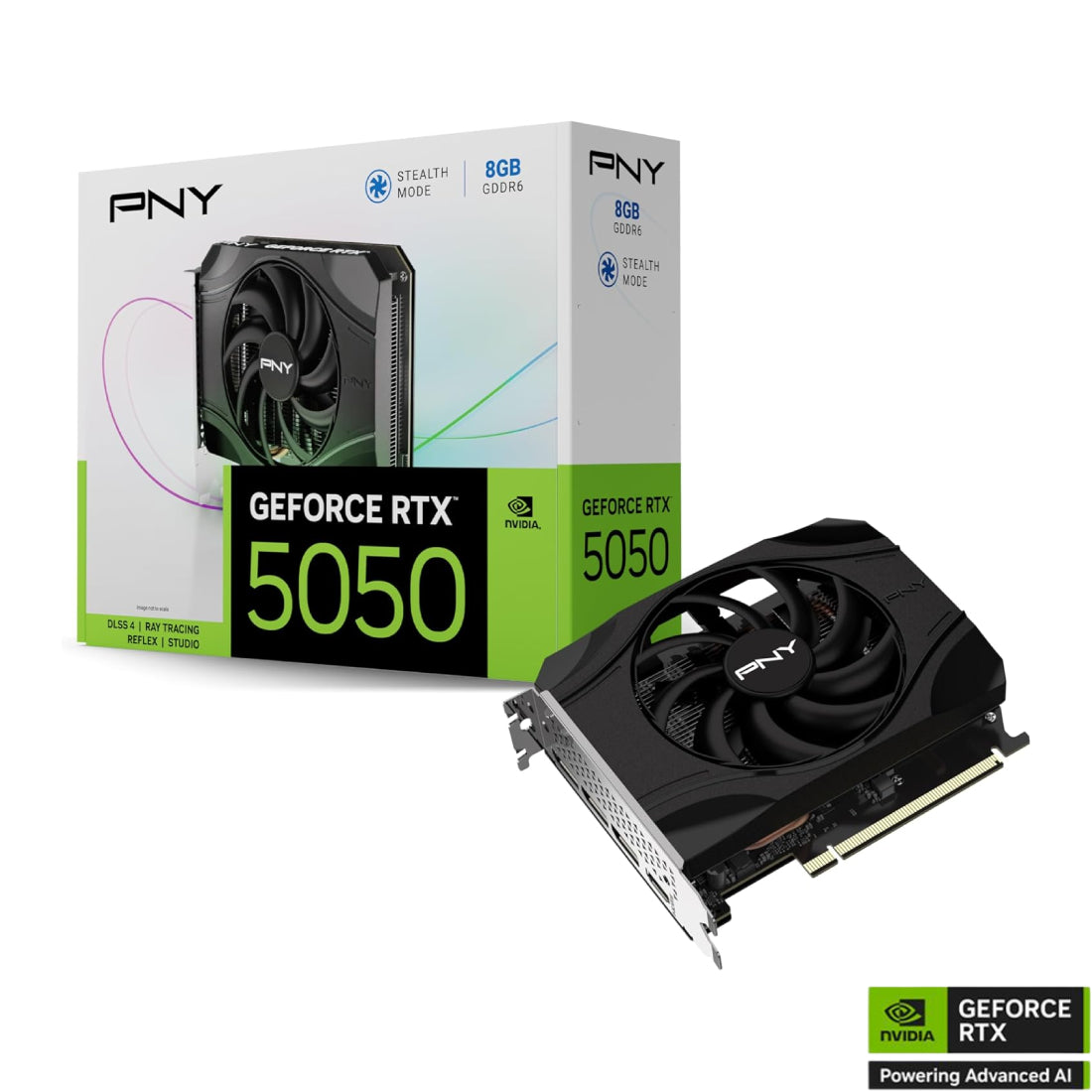 PNY GeForce RTX™ 5050 8GB Single Fan - كرت شاشة PNY GeForce RTX™ 5050 8GB Single Fan - كرت شاشة