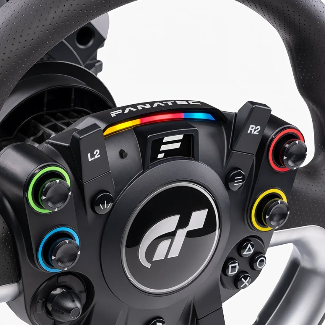 fanatec wheel with thrustmaster pedals Fanatec Gran Turismo® DD Pro 5 NM Bundle with Wheel & Pedal - محاكي –  Store974 Electronics WLL
