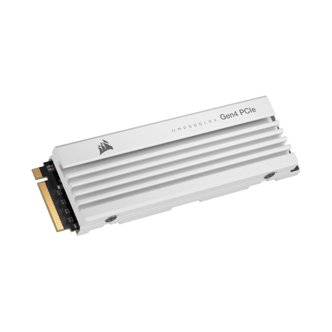 Corsair MP600 PRO LPX 2TB PCIe Gen4 X4 NVMe M.2 SSD PS5 Compatible-White- مساحة تخزين