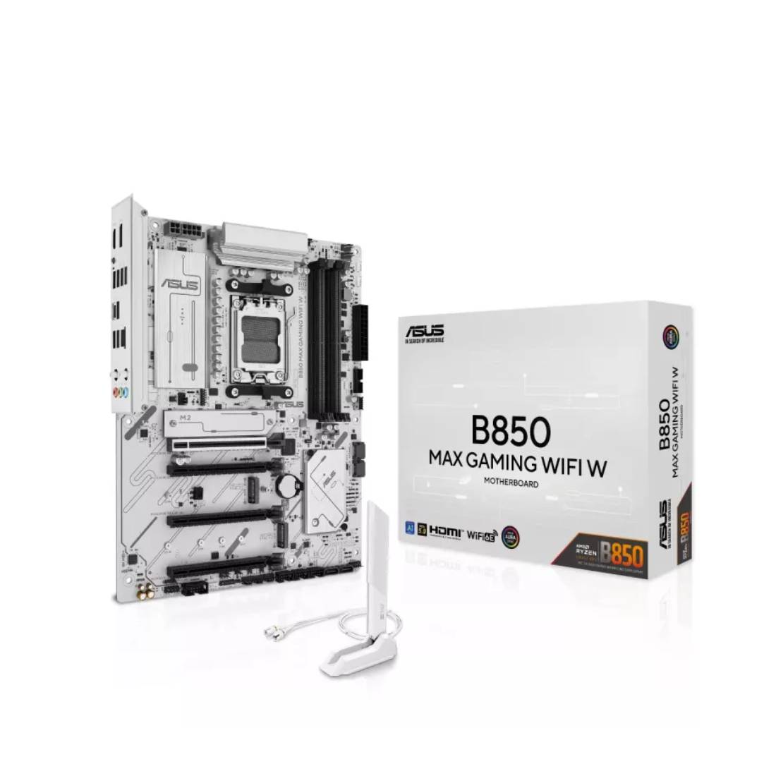 Asus B850 Max AM5 ATX Motherboard - اللوحة الأم Asus B850 Max AM5 ATX Motherboard - اللوحة الأم