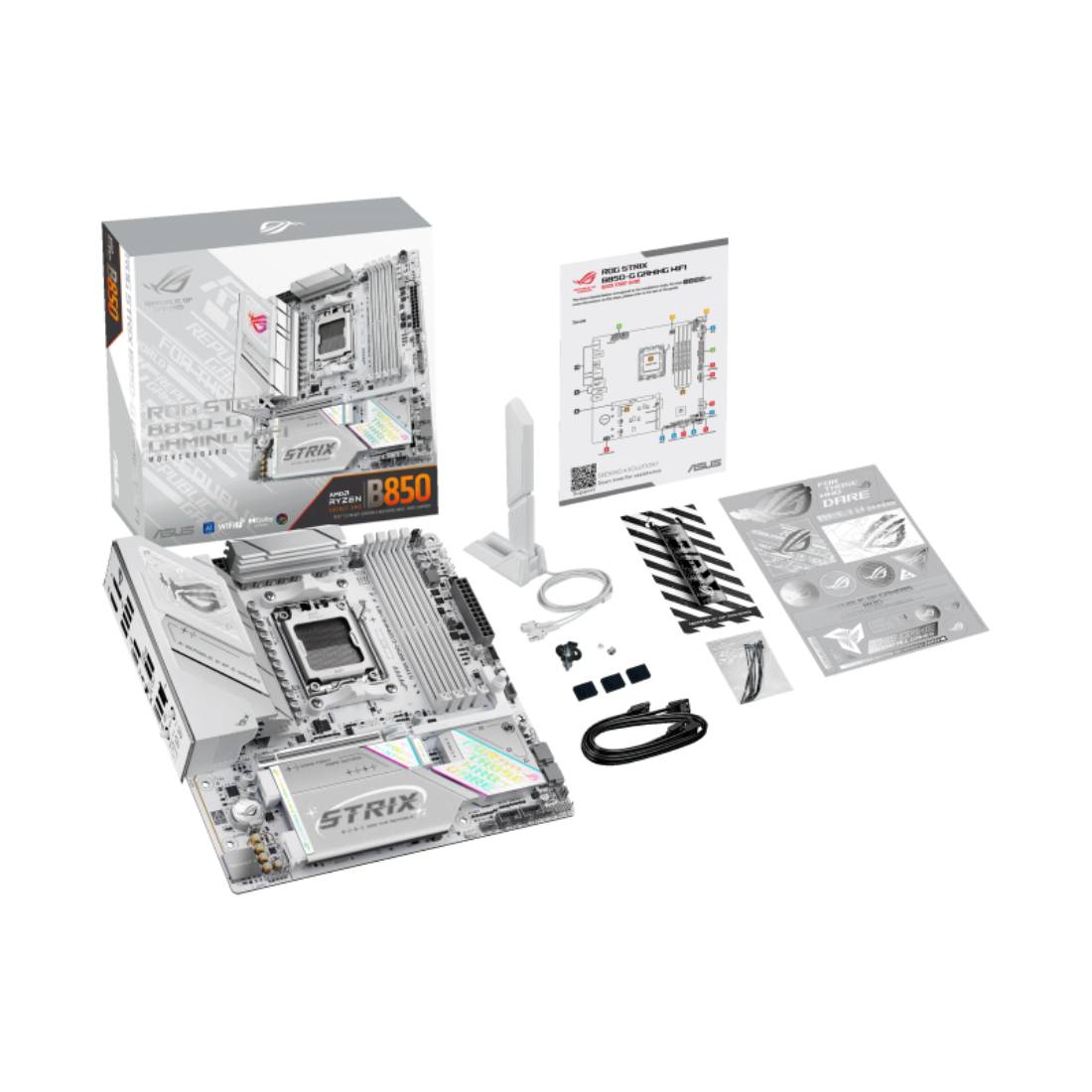 Asus ROG Strix B850-G Gaming WIFI Motherboard - اللوحة الأم Asus ROG Strix B850-G Gaming WIFI Motherboard - اللوحة الأم