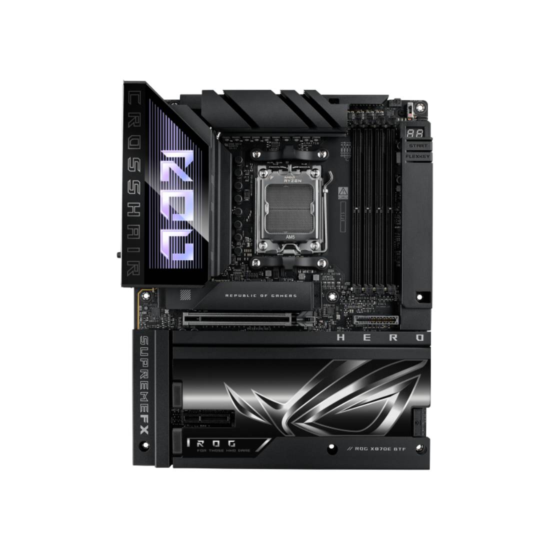 Asus ROG Crosshair X870E HERO BTF Motherboard - اللوحة الأم