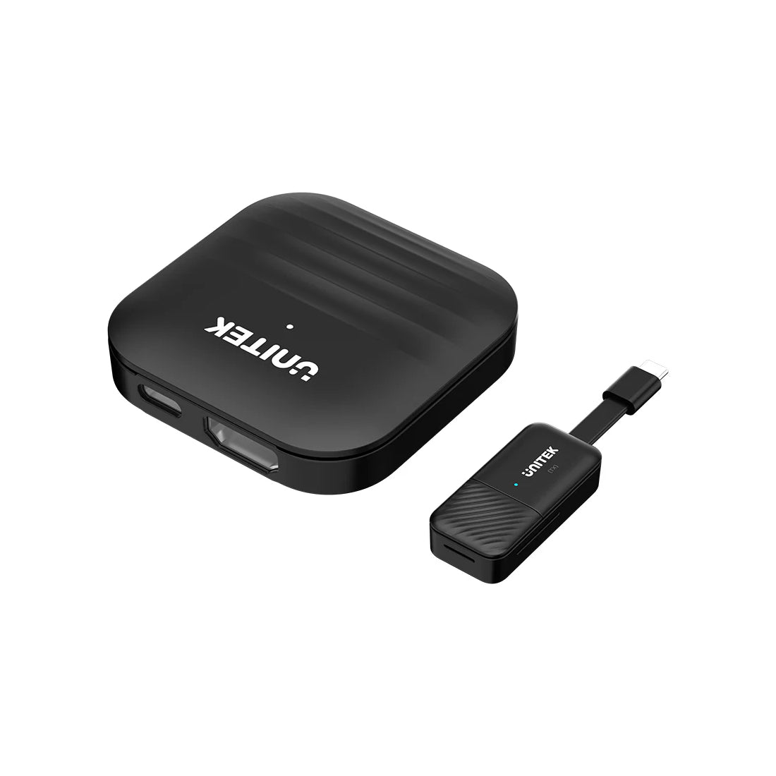 Unitek USB-C Wireless HDMI Extender Kit Up to 50M, Black - محول Unitek USB-C Wireless HDMI Extender Kit Up to 50M, Black - محول