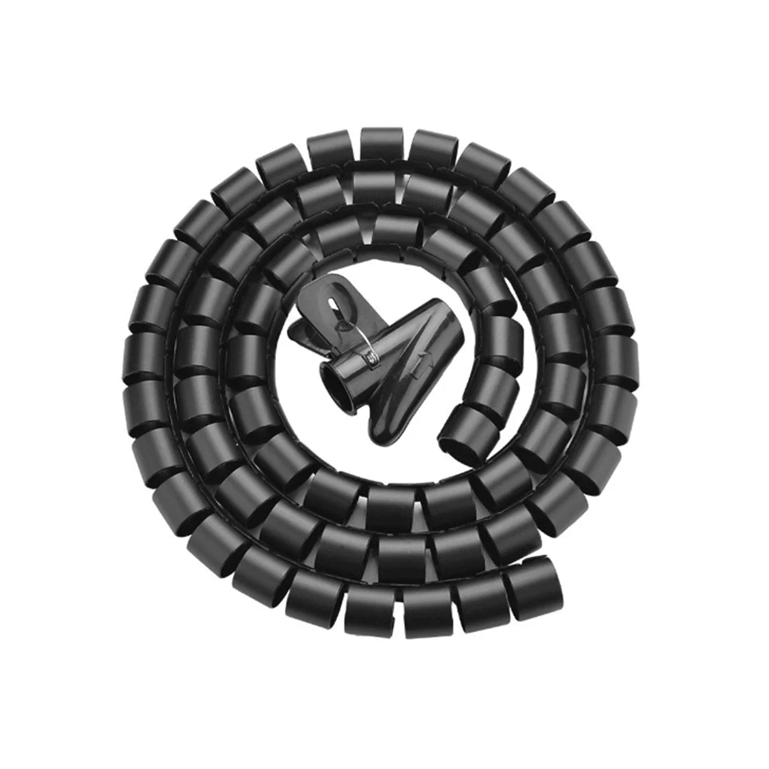 Unitek Spiral Cable Wrap (22mm DM) with Clip Zipper - 10M - اكسسوار Unitek Spiral Cable Wrap (22mm DM) with Clip Zipper - 10M - اكسسوار