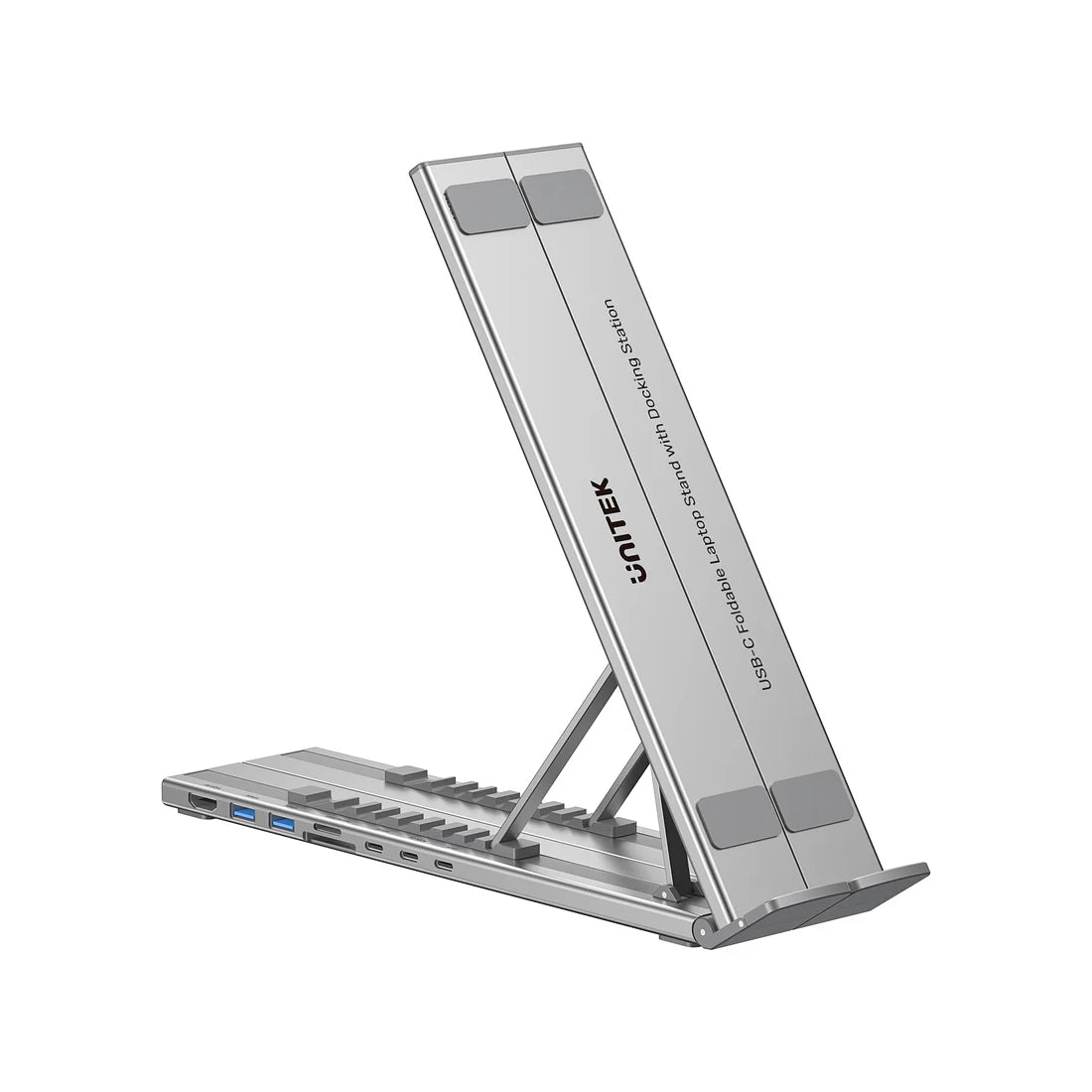 Unitek Foldable Laptop Stand with Docking Station - حامل حاسوب محمول Unitek Foldable Laptop Stand with Docking Station - حامل حاسوب محمول