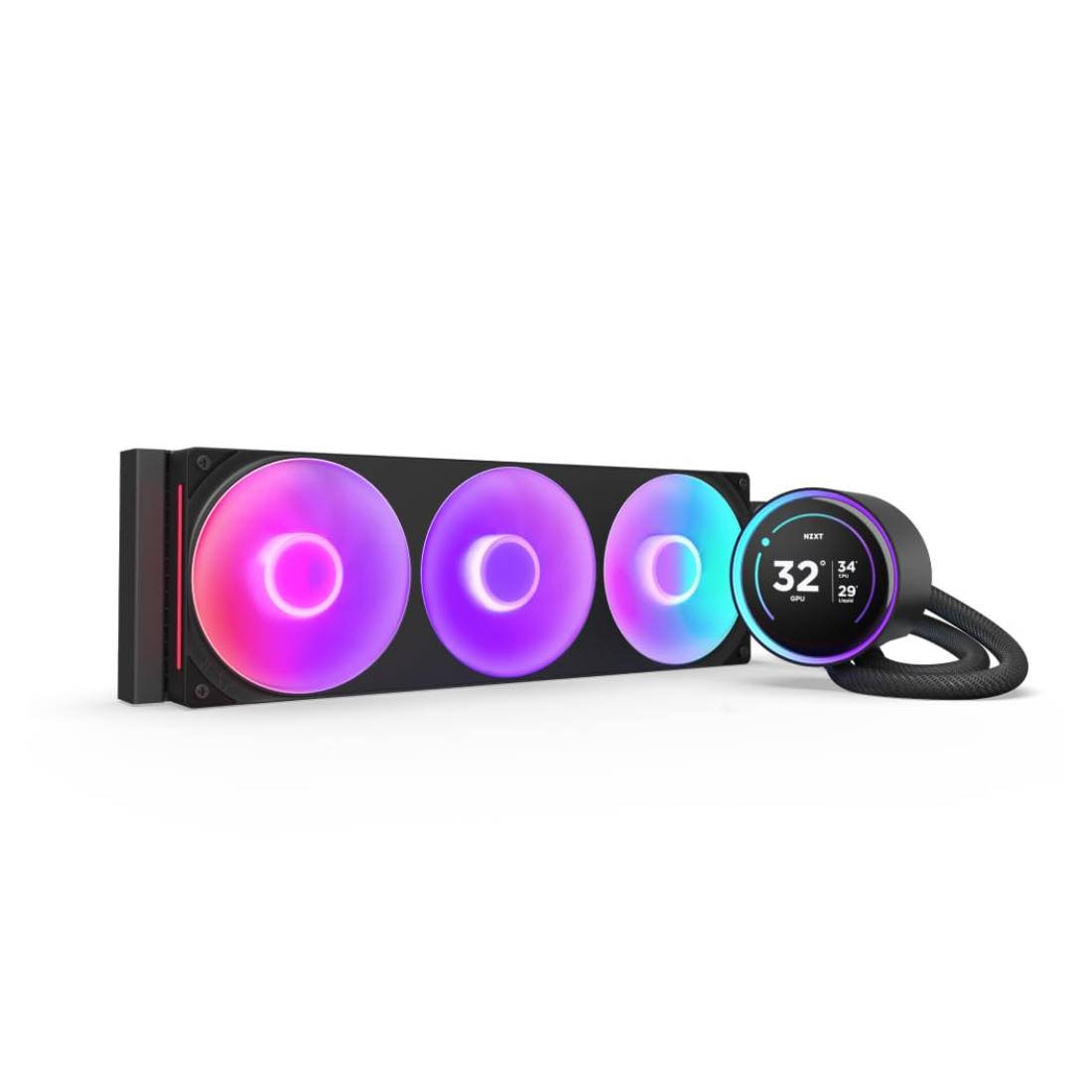 NZXT Kraken Elite RGB 360mm Liquid Cooler - Black - مبرد