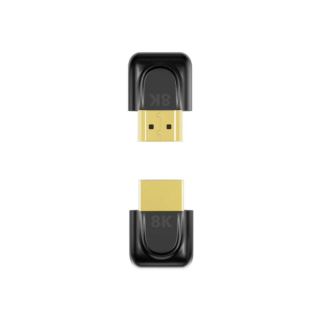 Unitek 90° & 270° Right Angle HDMI Adapters 8K 60Hz & 4K 120Hz, Black - محول Unitek 90° & 270° Right Angle HDMI Adapters 8K 60Hz & 4K 120Hz, Black - محول