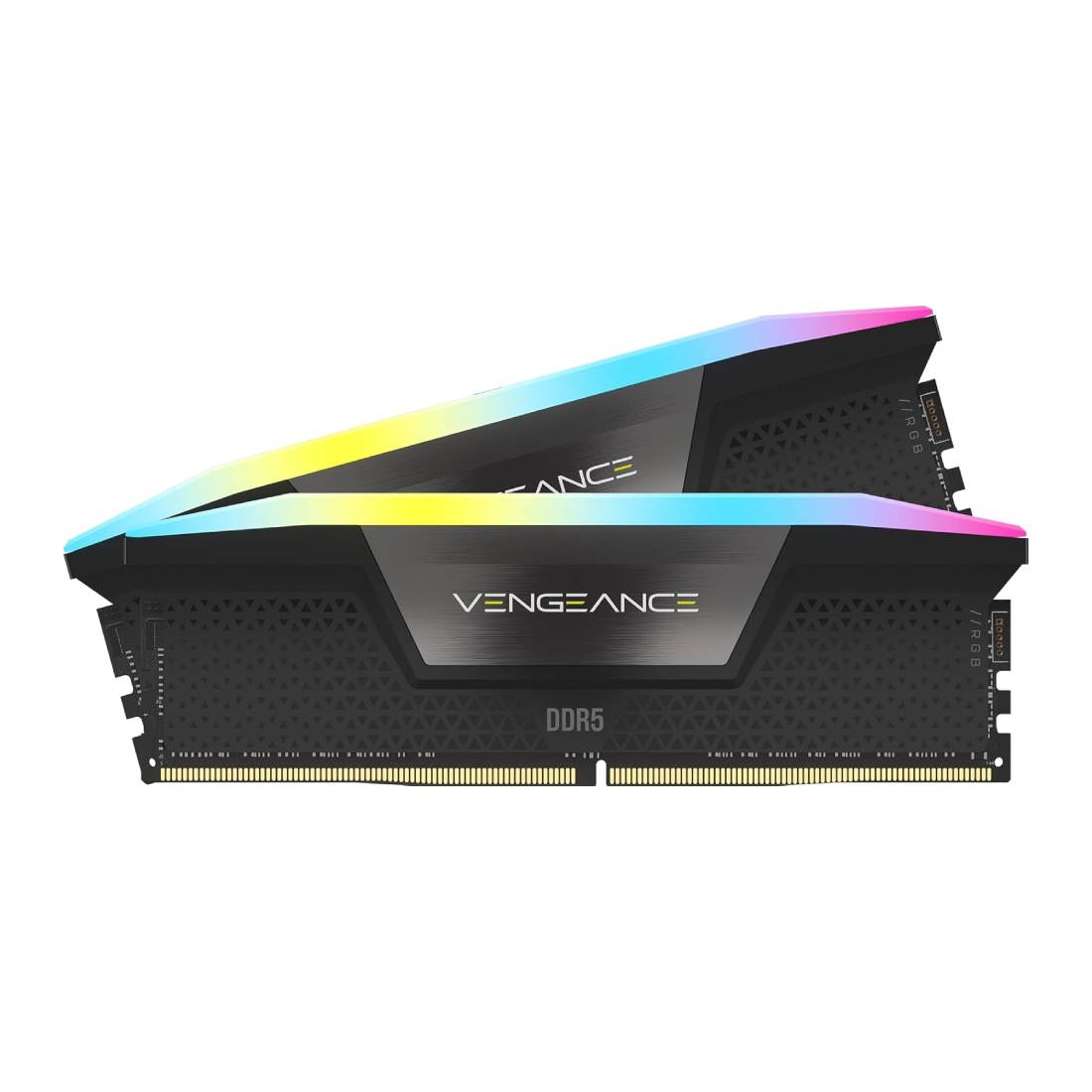 Corsair Vengeance RGB DDR5 64GB (2x32GB) 6000MHz CL40 -Black- الذاكرة العشوائية