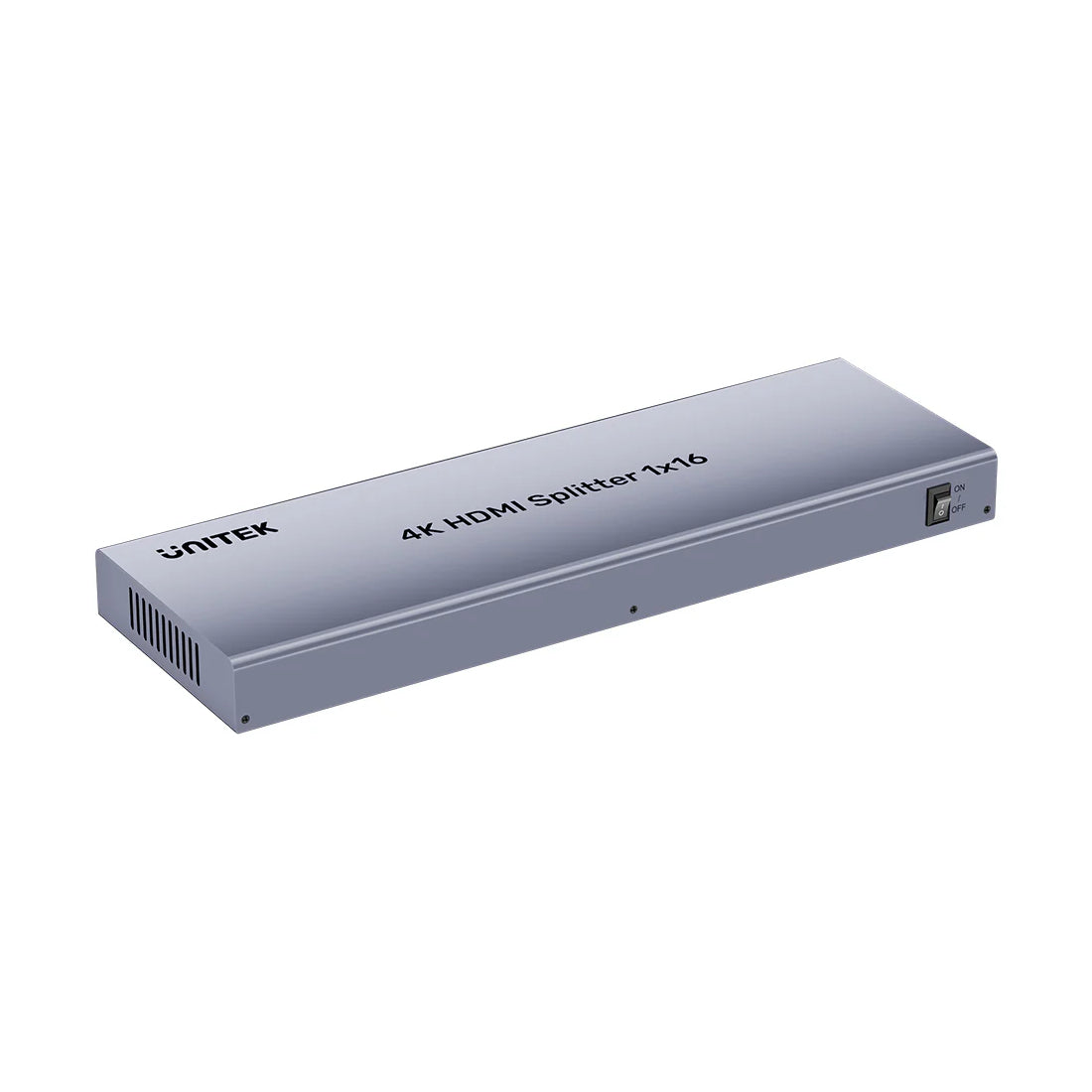 Unitek 4K HDMI Splitter 1 In 16 Out, Space Grey, 5V1A Power Adapter - مُقسم Unitek 4K HDMI Splitter 1 In 16 Out, Space Grey, 5V1A Power Adapter - مُقسم