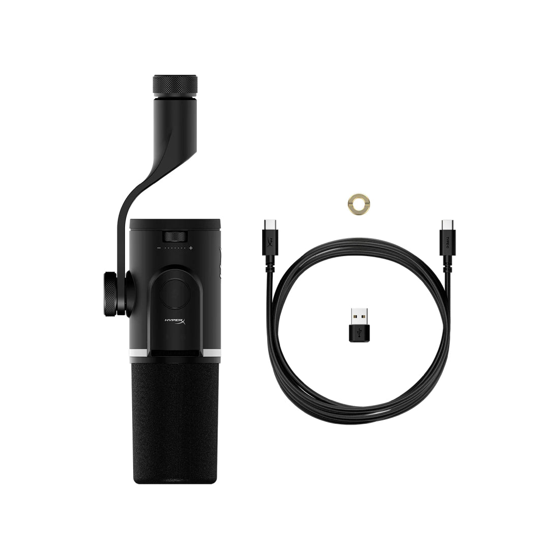 HyperX FlipCast Streaming XLR/USB Dynamic Microphone - ميكروفون HyperX FlipCast Streaming XLR/USB Dynamic Microphone - ميكروفون