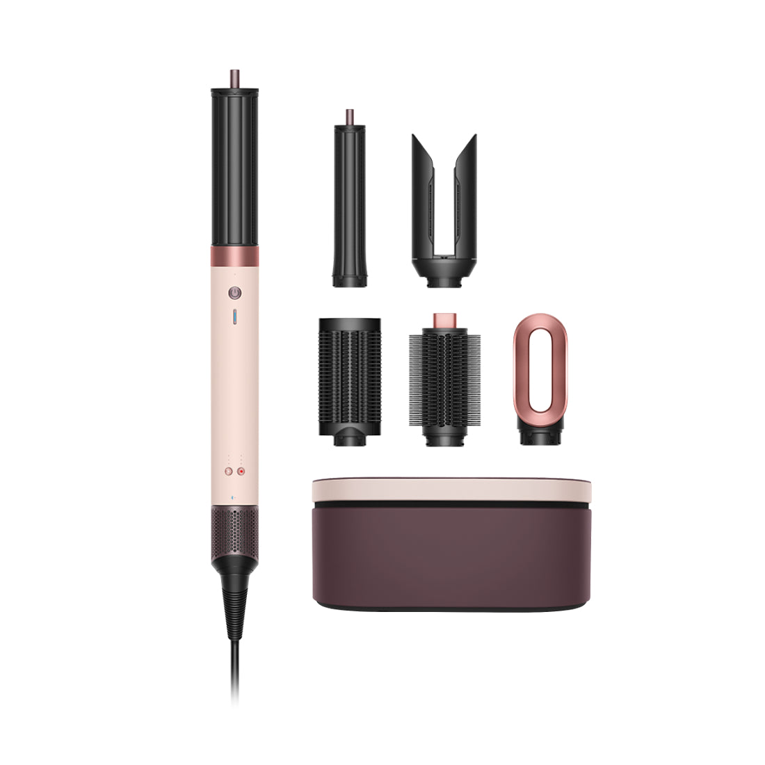 Dyson HS09 (T1/T2)Airwrap Coanda 2x Multi Dryer Ceramic Pink & Rose Gold - مصفف شعر