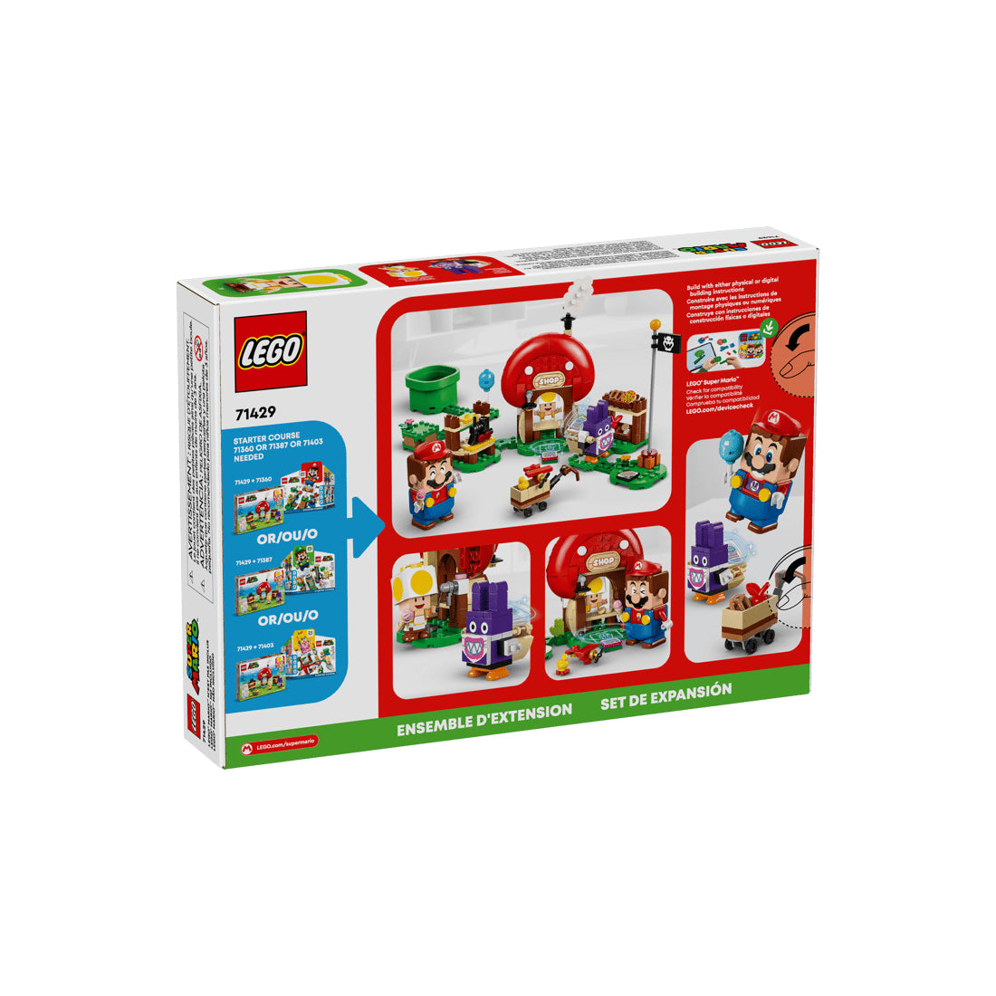 LEGO® Nabbit at Toad's Shop Expansion Set 71429 - لعبة LEGO® Nabbit at Toad's Shop Expansion Set 71429 - لعبة