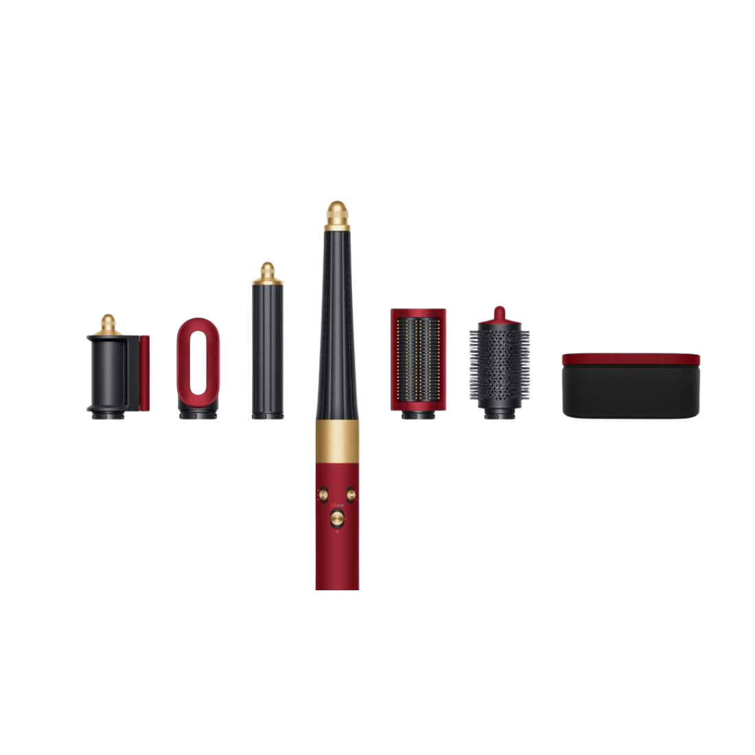 Dyson HS08 (T1/T2) Airwrap ID HS08 Hair Styler,Red Velvet & Gold - Limited Edition - مصفف شعر