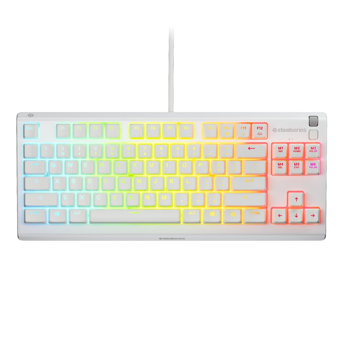SteelSeries Apex 3 TKL Gaming Keyboard White - لوحة مفاتيح SteelSeries Apex 3 TKL Gaming Keyboard White - لوحة مفاتيح