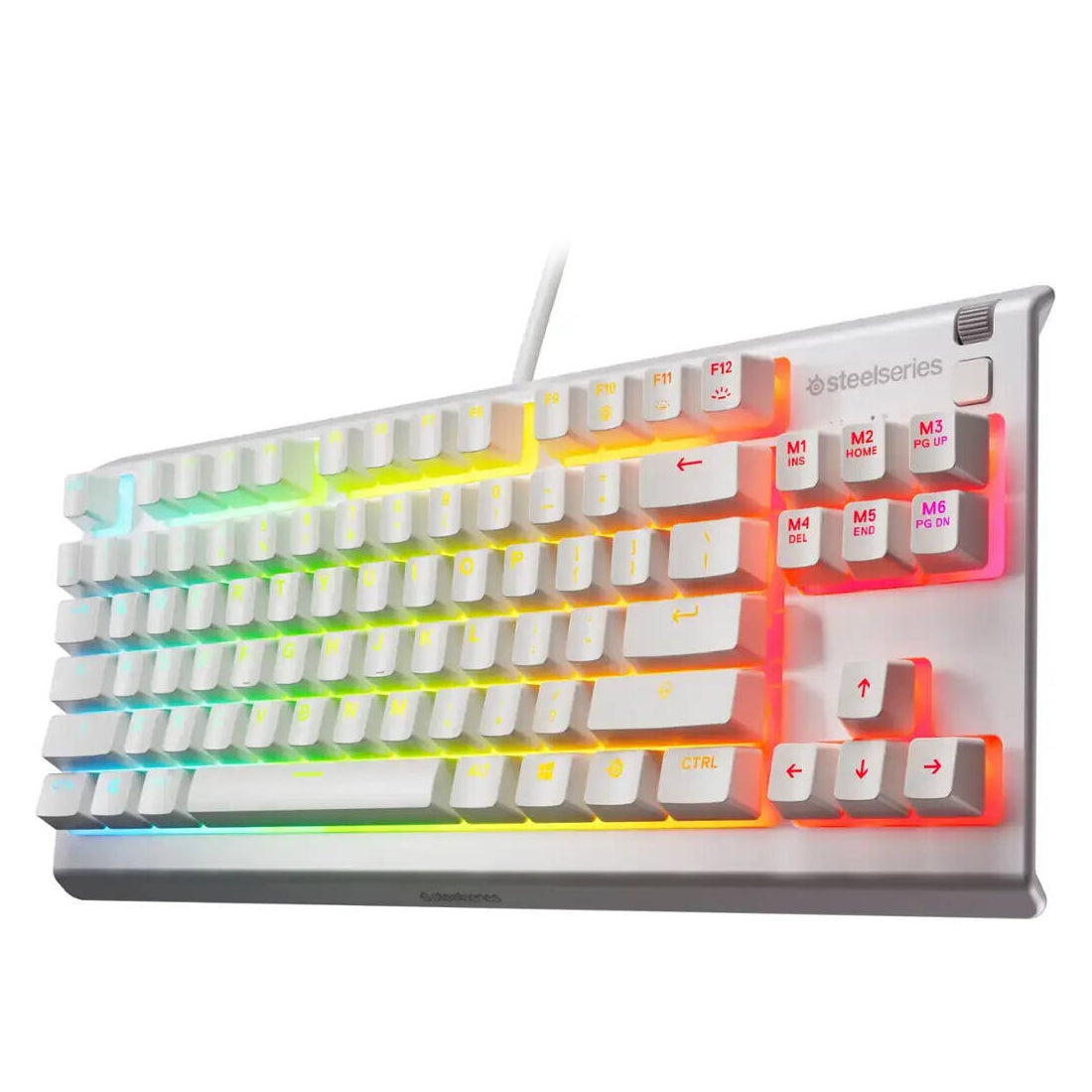 SteelSeries Apex 3 TKL Gaming Keyboard White - لوحة مفاتيح