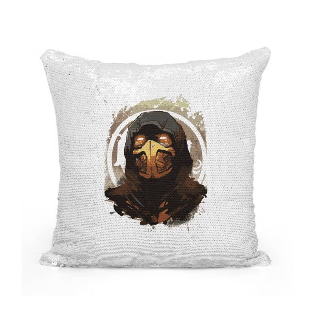 Mortal Kombat Sub Zero Throw Pillow 16x16 - وسادة Mortal Kombat Sub Zero Throw Pillow 16x16 - وسادة