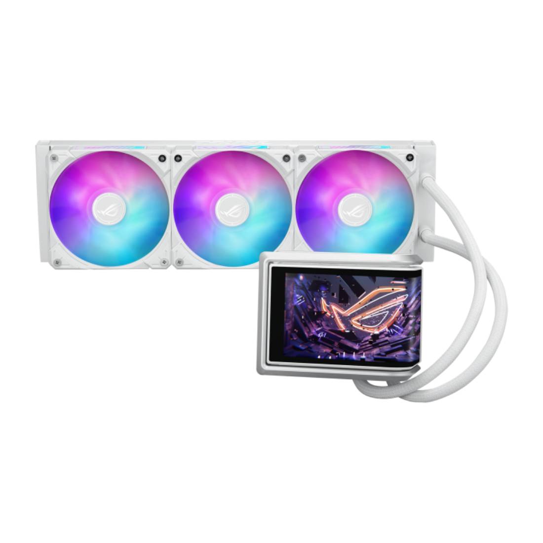 Asus ROG Ryuo IV 360 ARGB Cooler - White Edt - مبرد Asus ROG Ryuo IV 360 ARGB Cooler - White Edt - مبرد