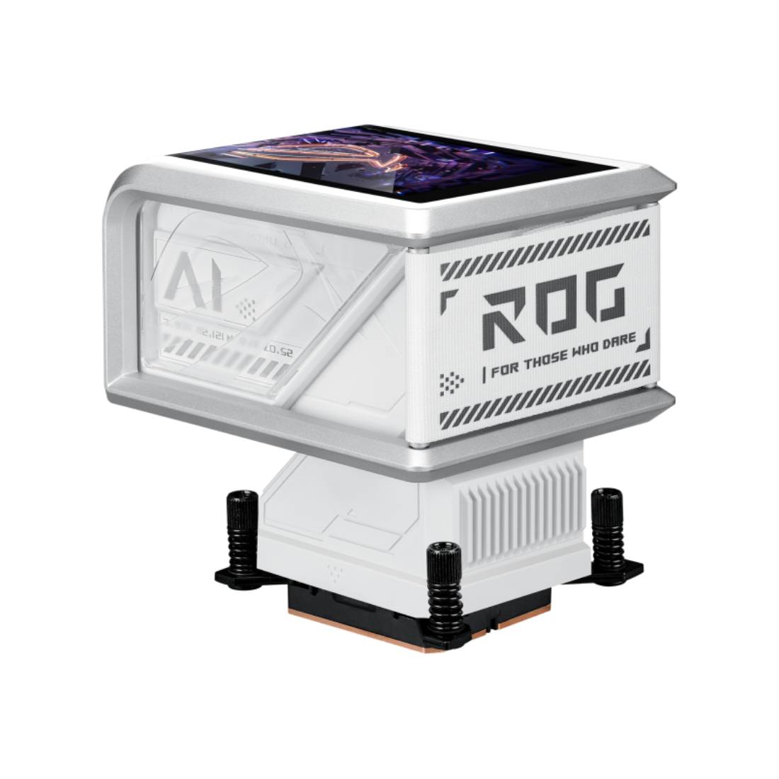 Asus ROG Ryuo IV 360 ARGB Cooler - White Edt - مبرد Asus ROG Ryuo IV 360 ARGB Cooler - White Edt - مبرد