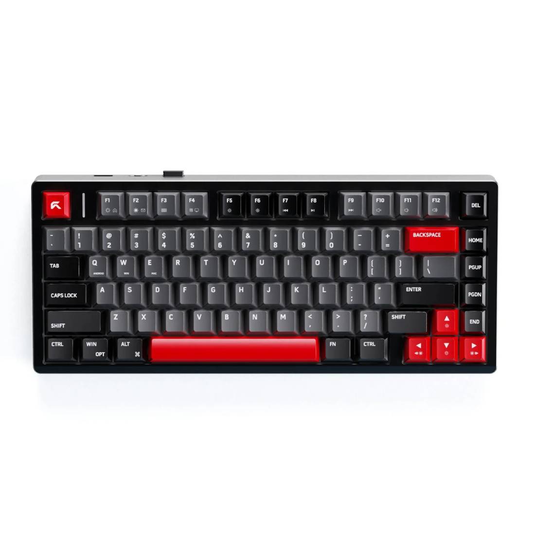 Cybeart X75 Rhino TKL CNC Aluminium Tri-Mode Wireless RGB Gaming Keyboard- لوحة مفاتيح