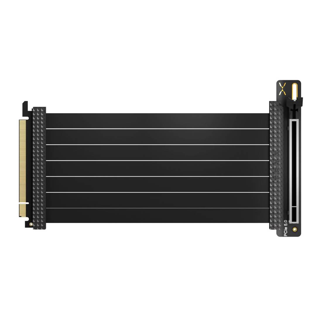 TryX String PCIE 5.0 x 16 Riser Cable 200mm - Black - كابل TryX String PCIE 5.0 x 16 Riser Cable 200mm - Black - كابل