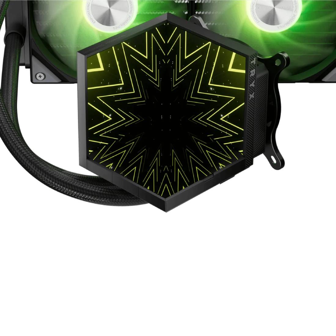 TryX Stage ARGB 360mm Liquid Cooler - Black - مبرد TryX Stage ARGB 360mm Liquid Cooler - Black - مبرد