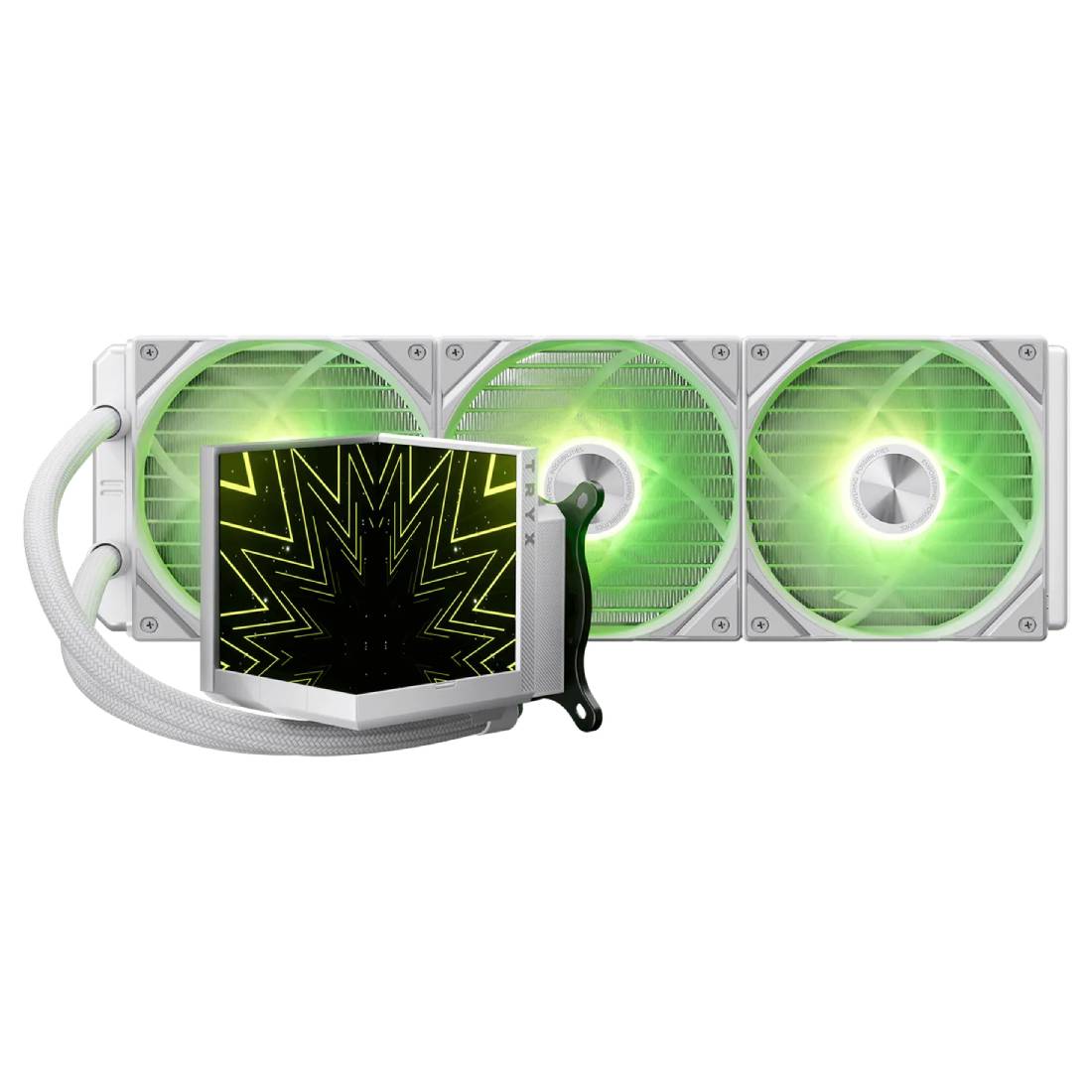TryX Stage ARGB 360mm Liquid Cooler - White - مبرد