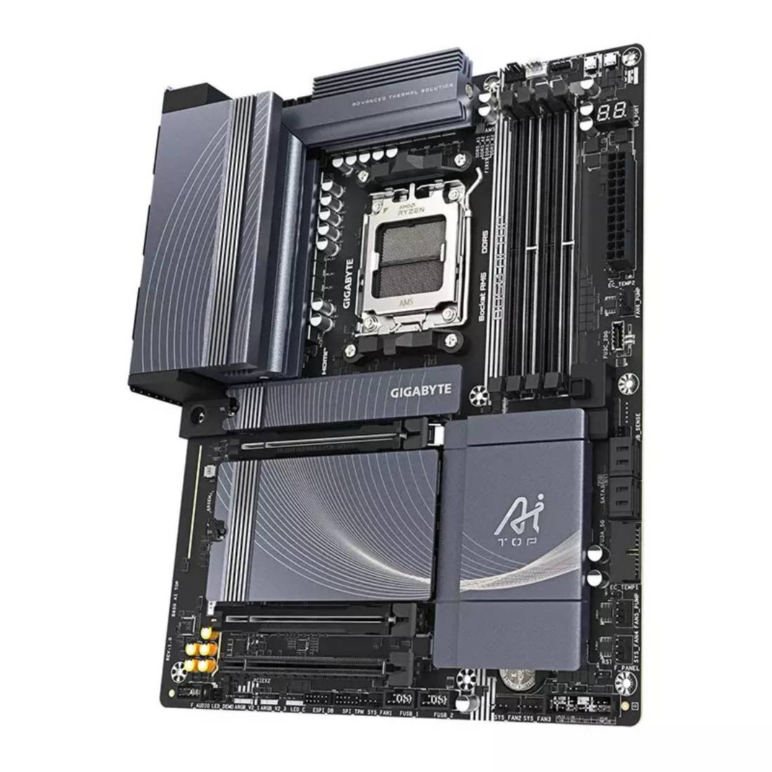 Gigabyte B850 AI TOP AMD ATX Motherboard - لوحة الأم Gigabyte B850 AI TOP AMD ATX Motherboard - لوحة الأم