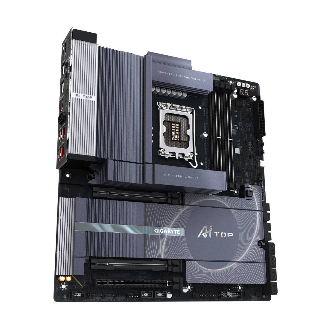 Gigabyte Z890 AI TOP LGA 1851 E-ATX Motherboard - لوحة الأم Gigabyte Z890 AI TOP LGA 1851 E-ATX Motherboard - لوحة الأم