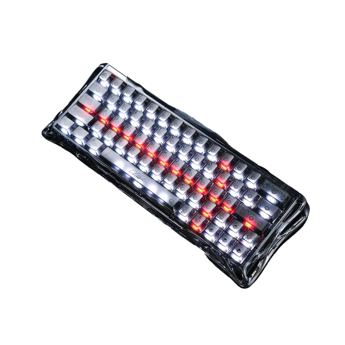 GravaStar Mercury V60 60% Hall Effect Magnetic Switch Gaming Keyboard - Onyx Crystal - لوحة مفاتيح