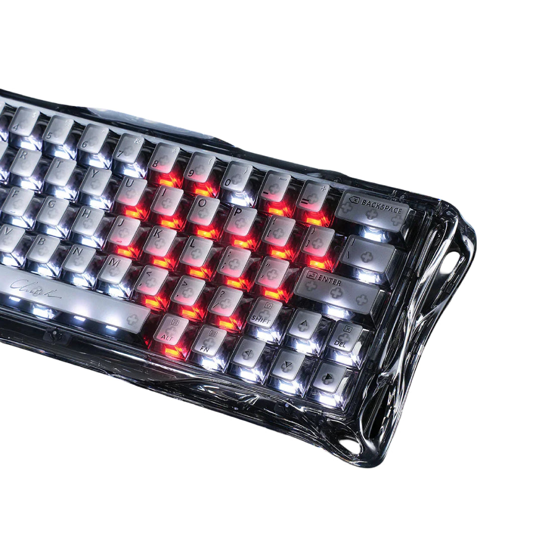 GravaStar Mercury V60 60% Hall Effect Magnetic Switch Gaming Keyboard - Onyx Crystal - لوحة مفاتيح GravaStar Mercury V60 60% Hall Effect Magnetic Switch Gaming Keyboard - Onyx Crystal - لوحة مفاتيح